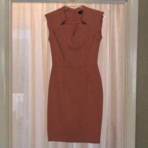 Never worn ADL sheath dress in beautiful herringbone fabric.